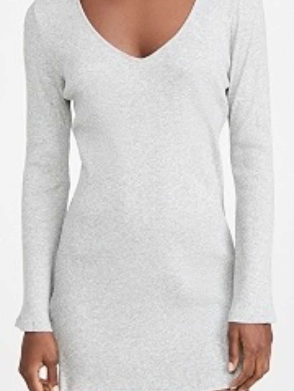 Skin Roma Ribbed Organic Cotton Sleepshirt NWT